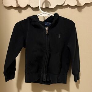 Polo by Ralph Lauren Kids' Classic Black Zip-Up Hoodie